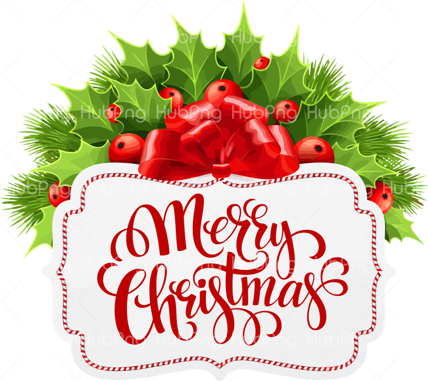 merry christmas png Transparent Background Image for Free