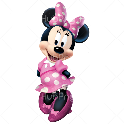 Download minnie mouse pink png Transparent Background Image for Free