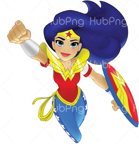 Download mujer maravilla animada hd Transparent Background Image for Free