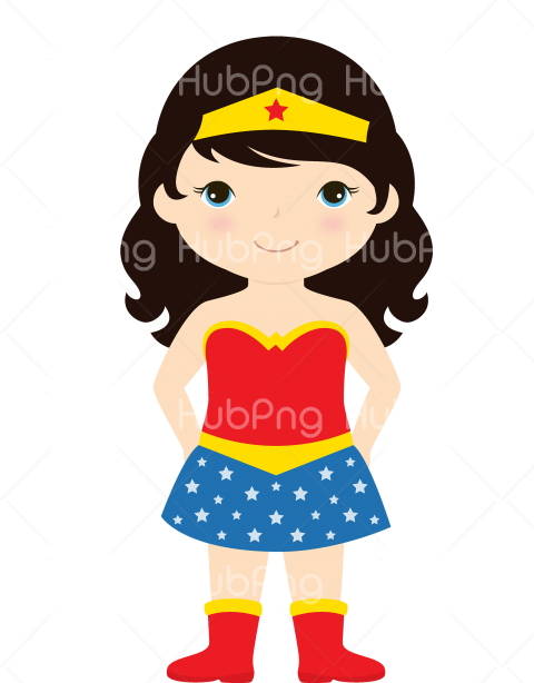 Download mujer maravilla animada png Transparent Background Image for Free
