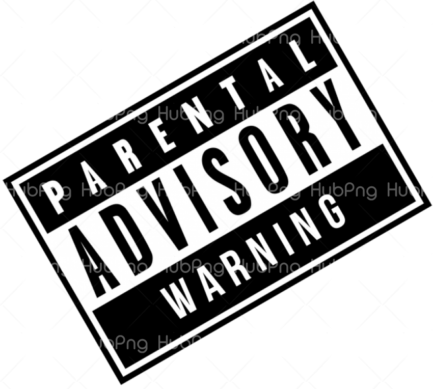 parental advisory png black logo Transparent Background Image for Free