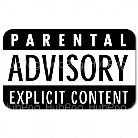 parental advisory png hd Transparent Background Image for Free
