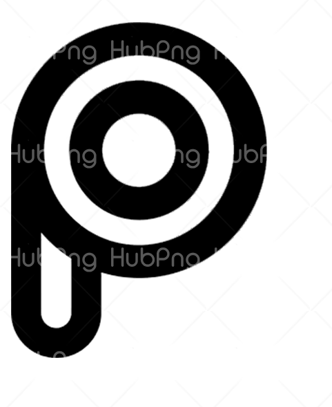 picsart logo letter p Transparent Background Image for Free