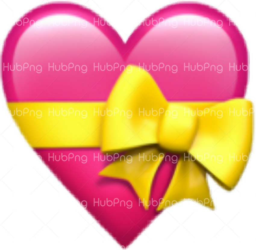 pink heart emoji png Transparent Background Image for Free