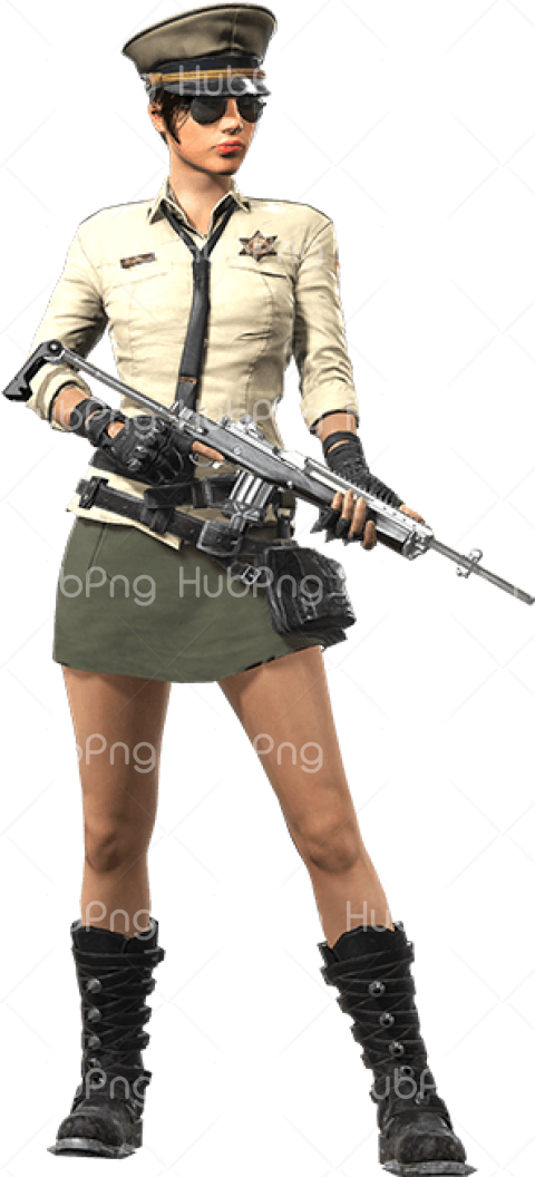 png pubg woman Transparent Background Image for Free