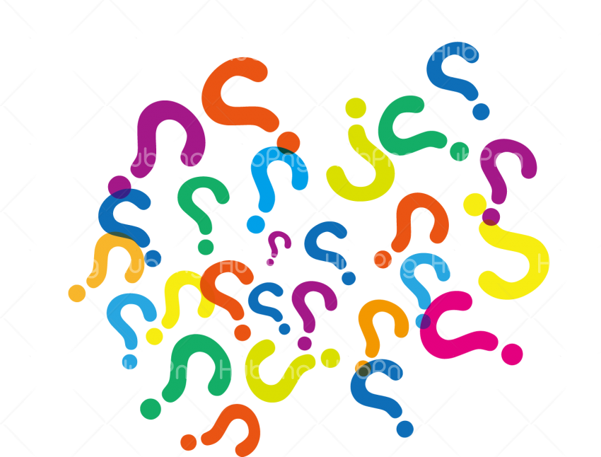 question mark few png Transparent Background Image for Free