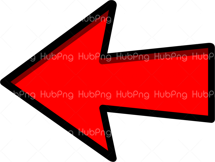 red black Left arrow png HD Transparent Background Image for Free