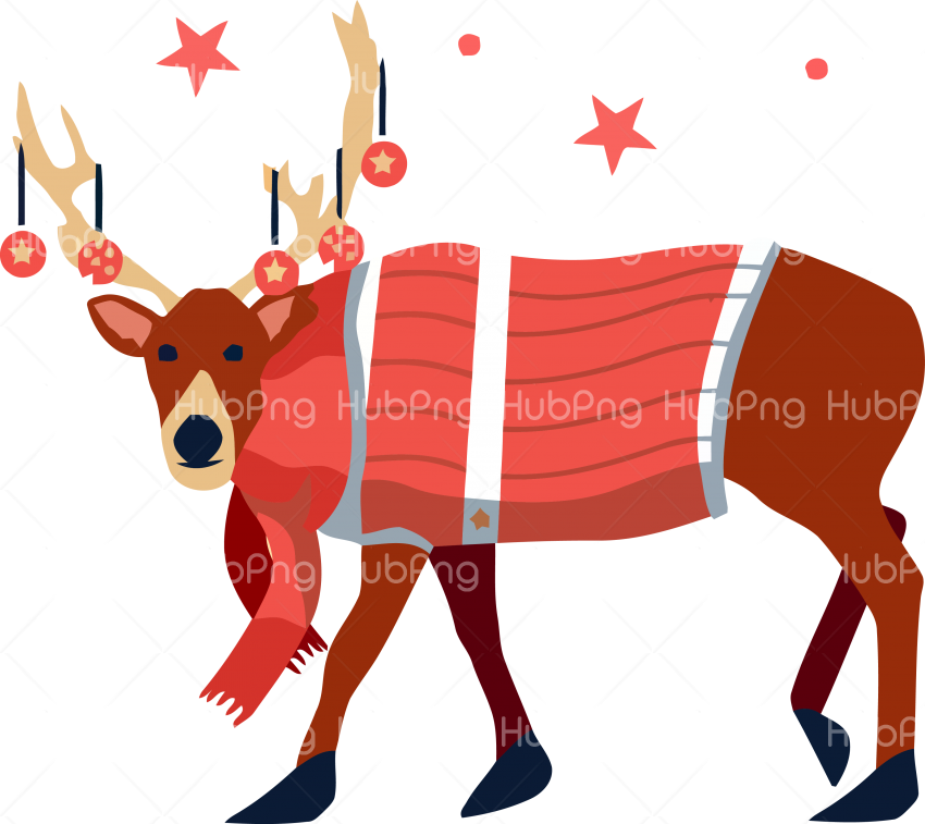 reindeer deer christmas png Transparent Background Image for Free