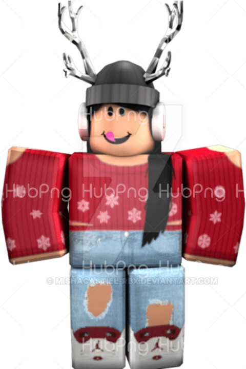 Roblox png girl Transparent Background Image for Free