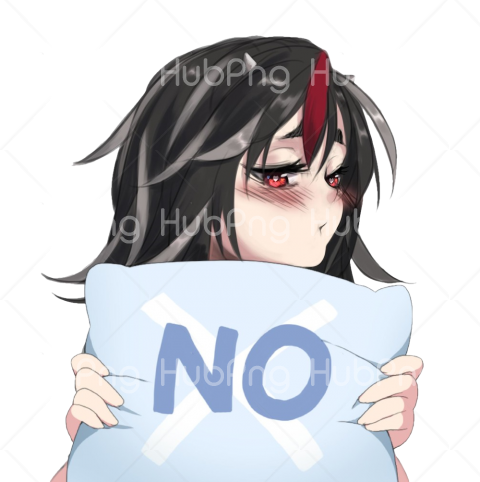 sad anime girl png Transparent Background Image for Free