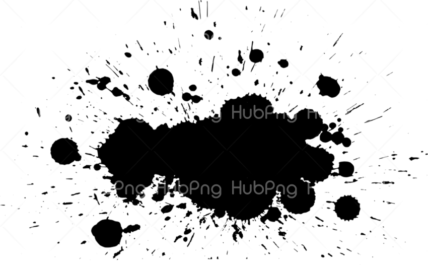 splash png black Transparent Background Image for Free