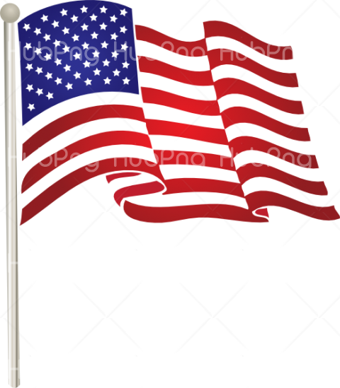 united states america flag png Transparent Background Image for Free