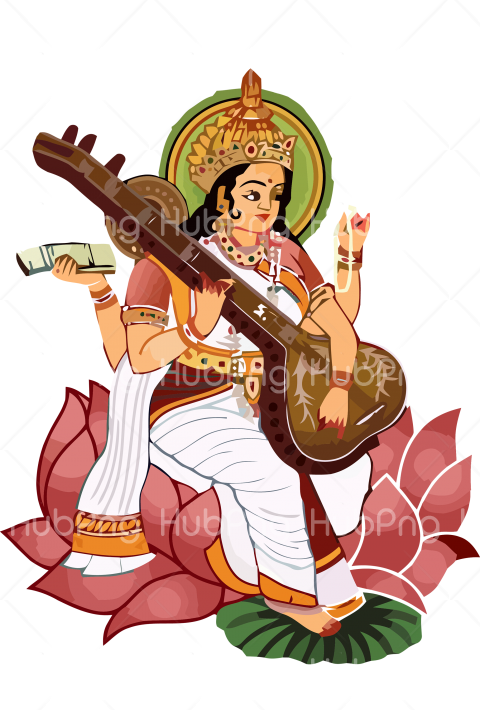 vasant Panchami png clipart saraswati Transparent Background Image for Free