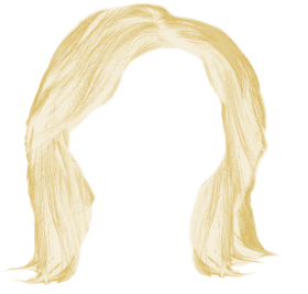 blonde hair png clipart