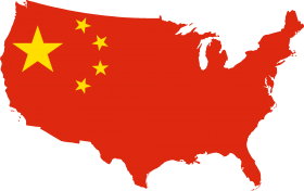 China Flag png map