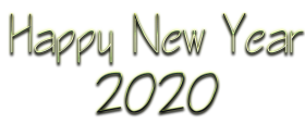 Happy New Year 2020 PNG Photos