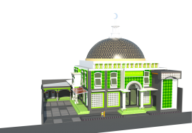 masjid png vector