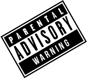 parental advisory png black logo