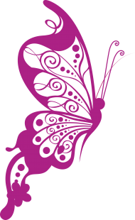 purple butterfly png clipart